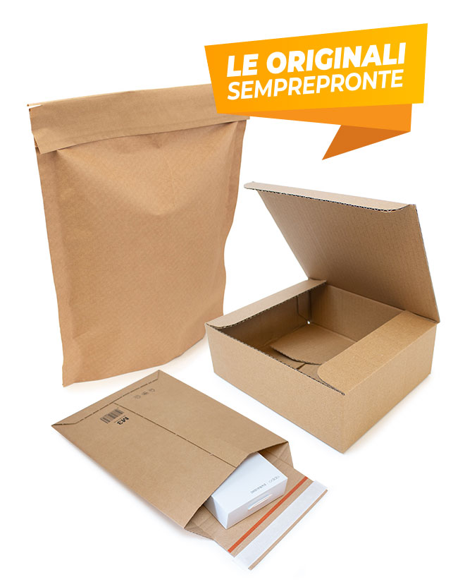 Scatole e buste per spedizioni