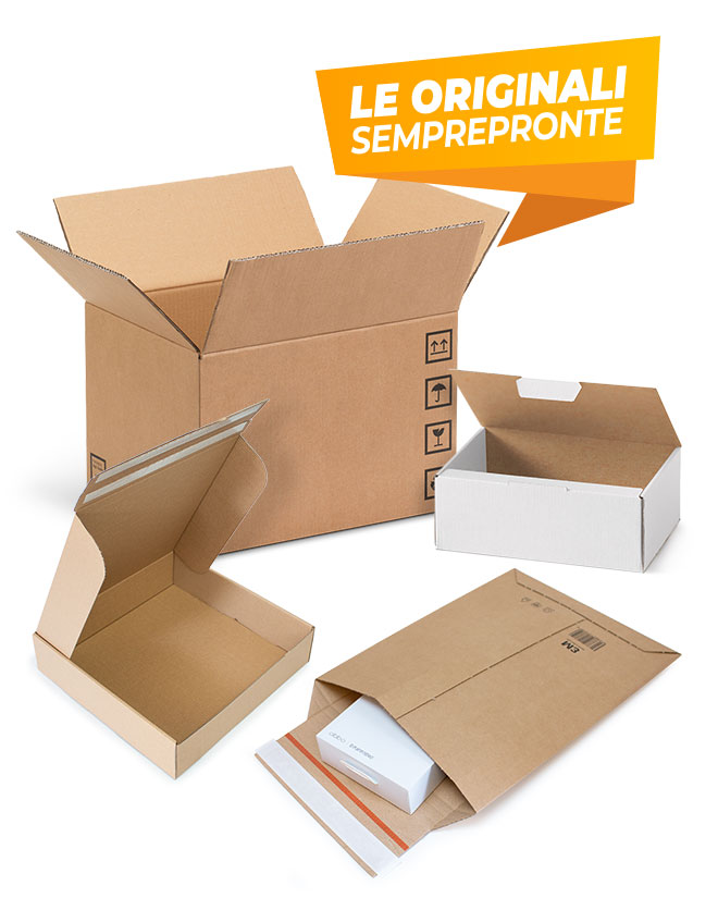 Scatole e buste per e-commerce