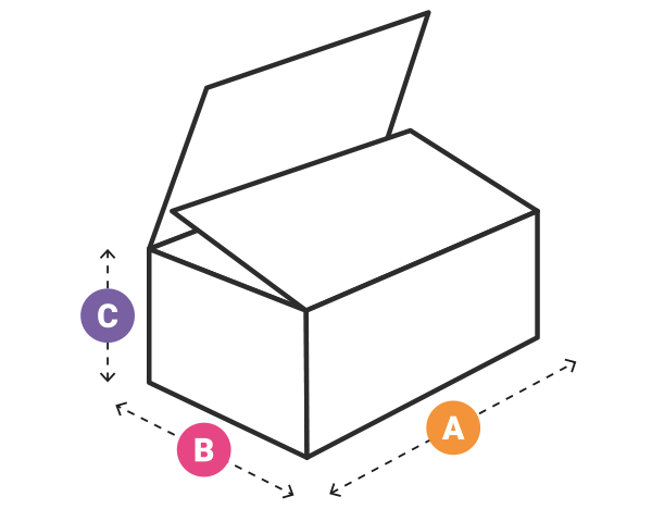 Scatola americana doppia falda