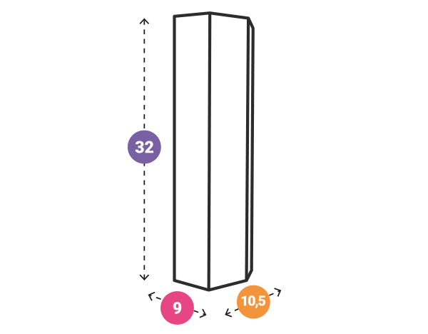 Scatola esagonale 1 bottiglia
