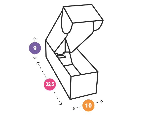 Scatola valigetta verticale 1 bottiglia