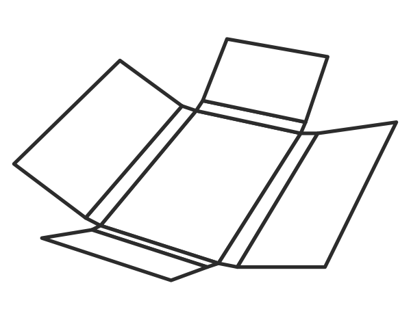 Scatola a croce FEFCO-400