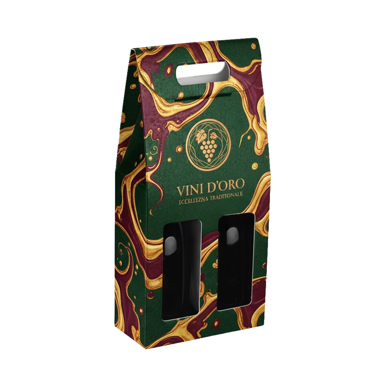 Scatola bottiglia 2 posti