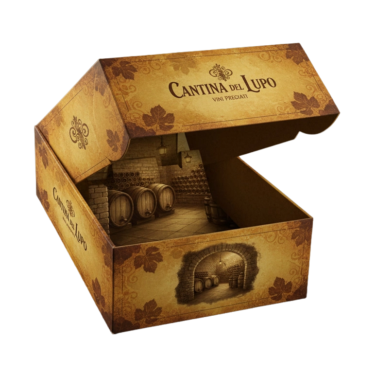 Scatola bottiglia 2 posti