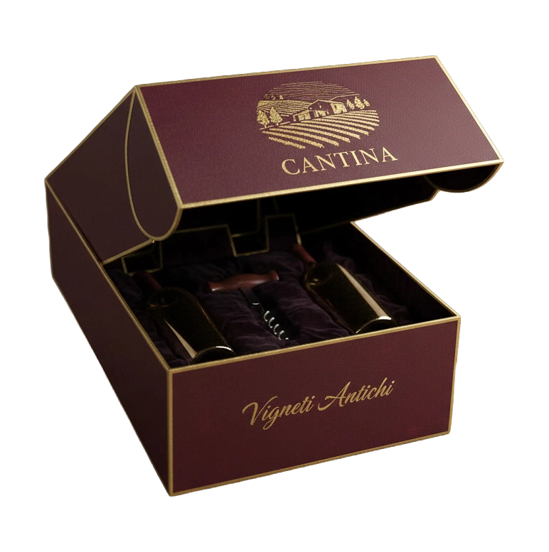 Scatola bottiglia 2 posti