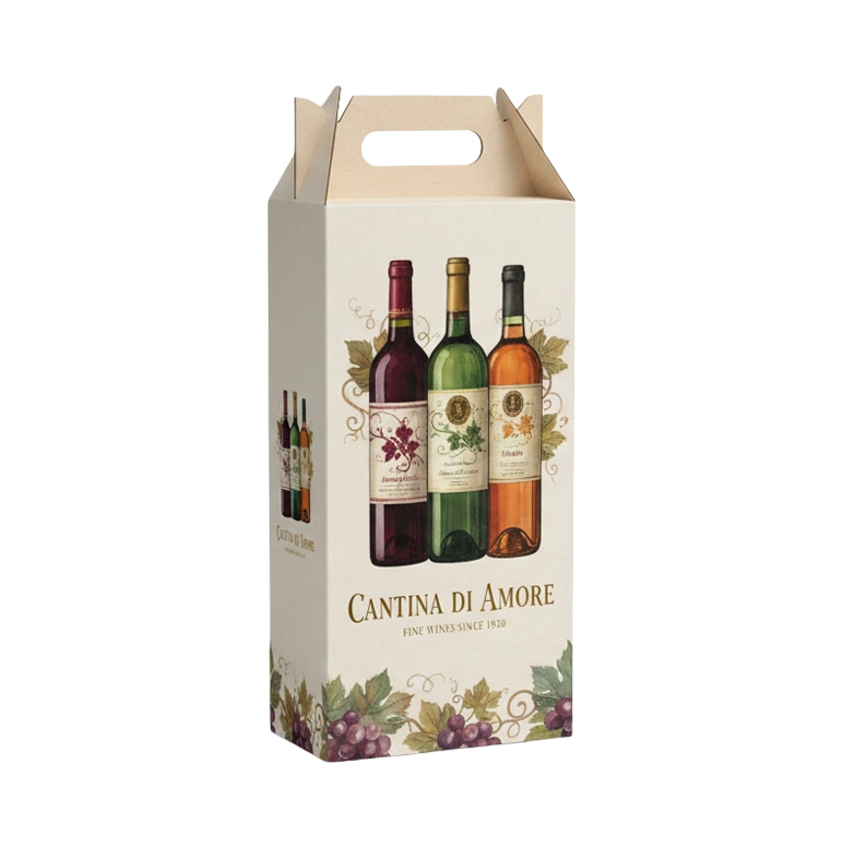 Scatola bottiglia 3 posti