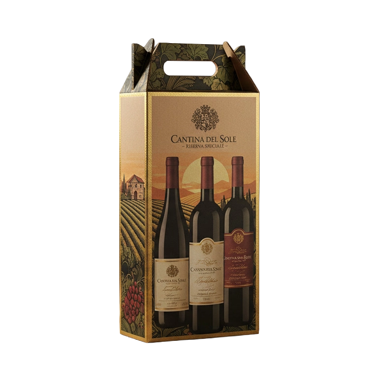 Scatola bottiglia 3 posti