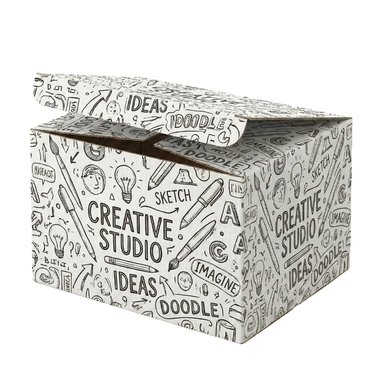 Scatola atuccio in cartone ondulato