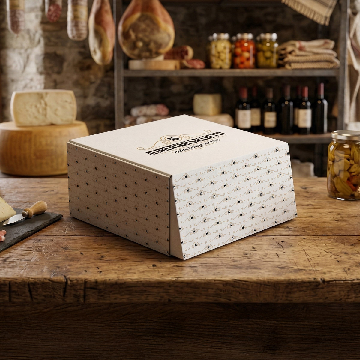 Scatola fustellata personalizzata