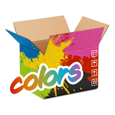 Semprepronte Colors - Scatole di cartone colorate