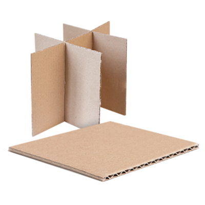 Fogli e alveari di cartone