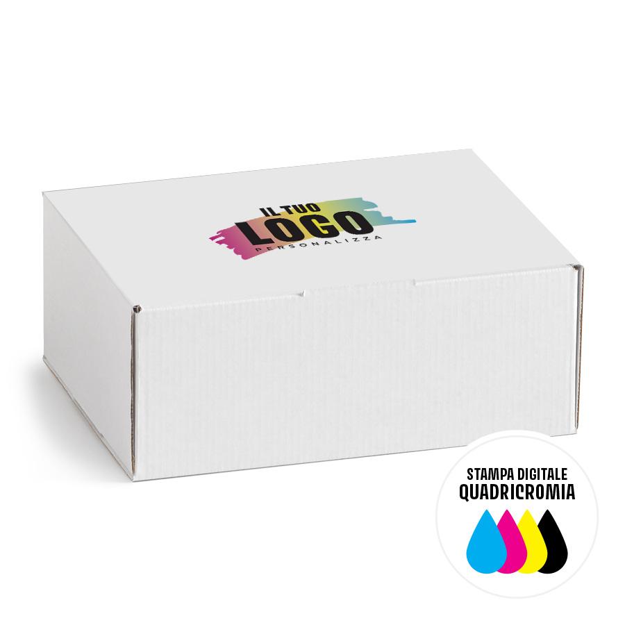 Cartone Ondulato 10x5x2 Scatole Ondulate Bianche Per Imballaggio - Foto 6