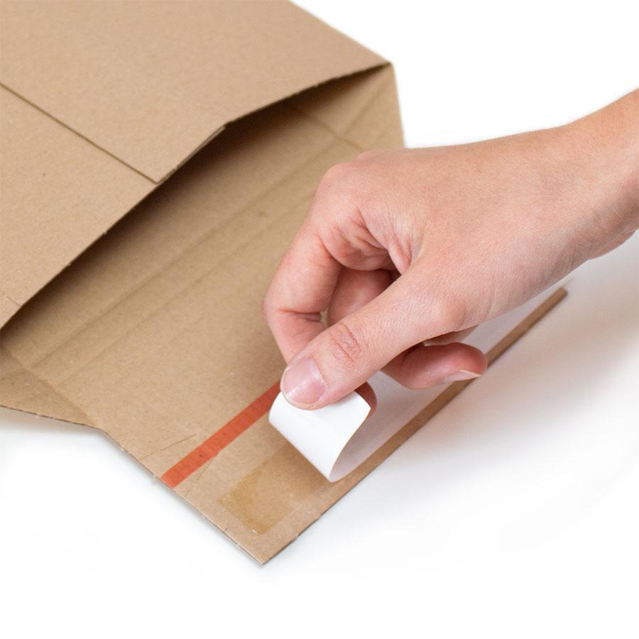 Buste Cartone 100 Buste Spedizione Cartone Ondulato 33x49cm (A3